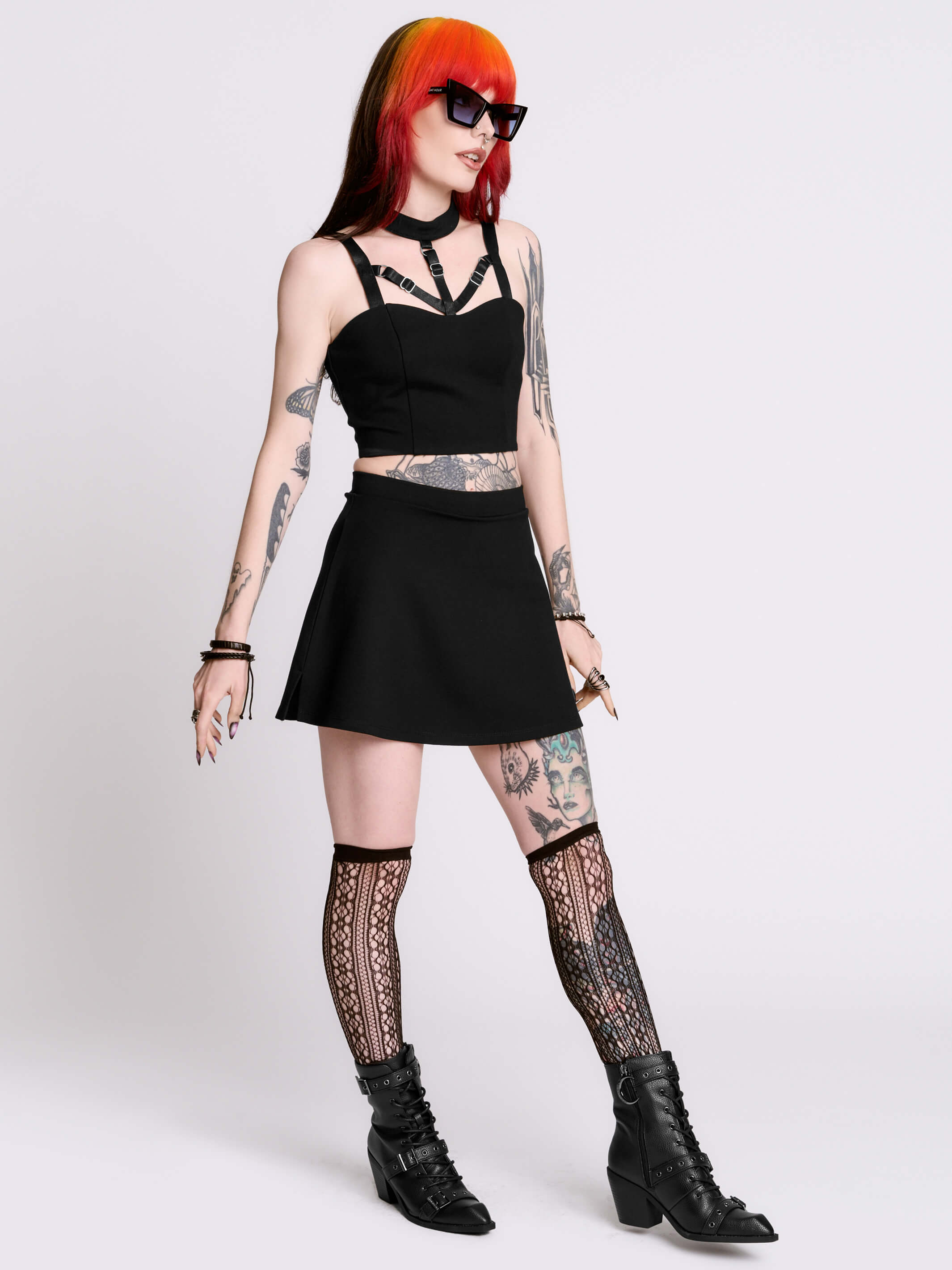 Black Mini Skort