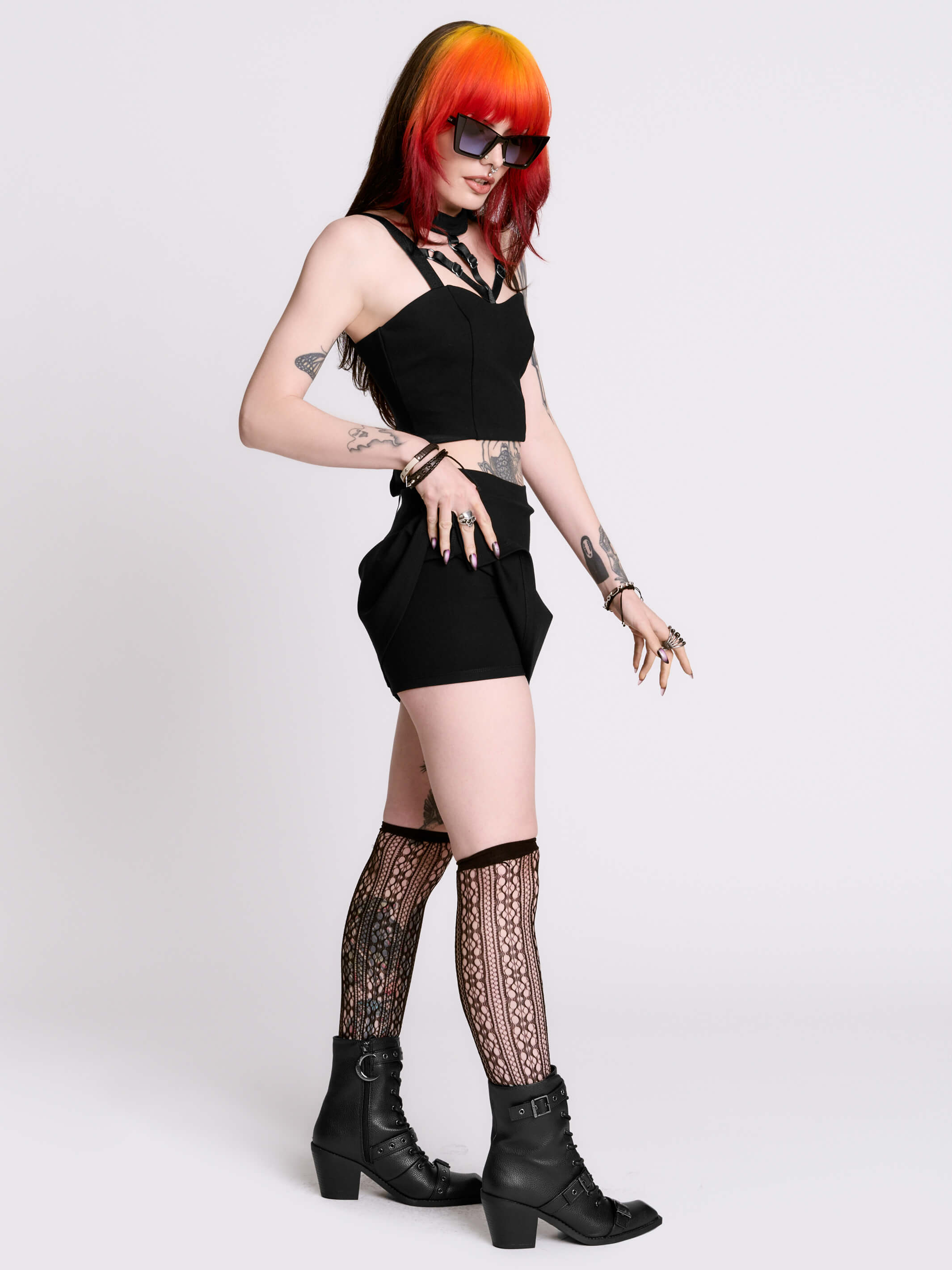Black Mini Skort