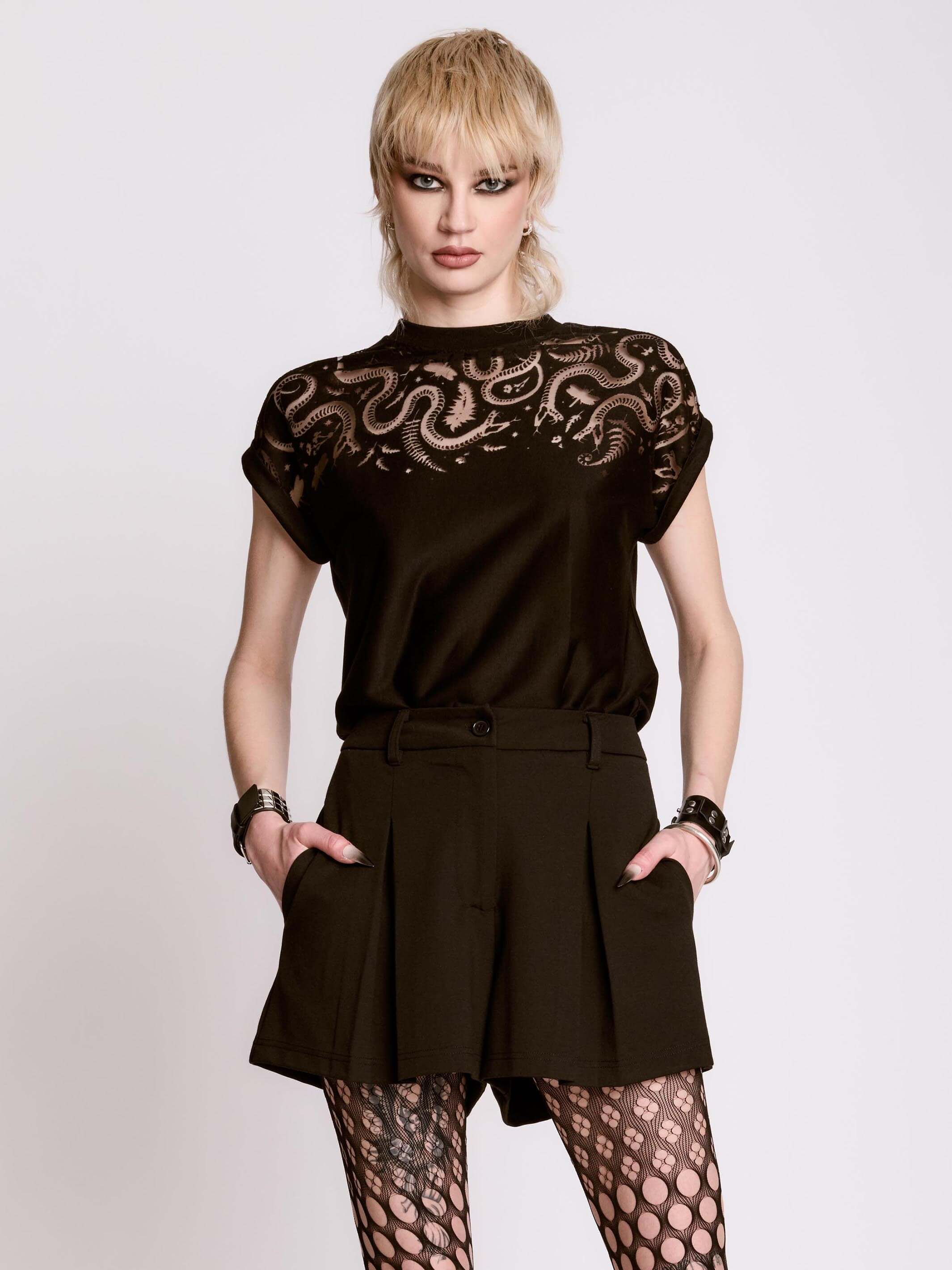 BURNOUT SNAKE BABY Tee