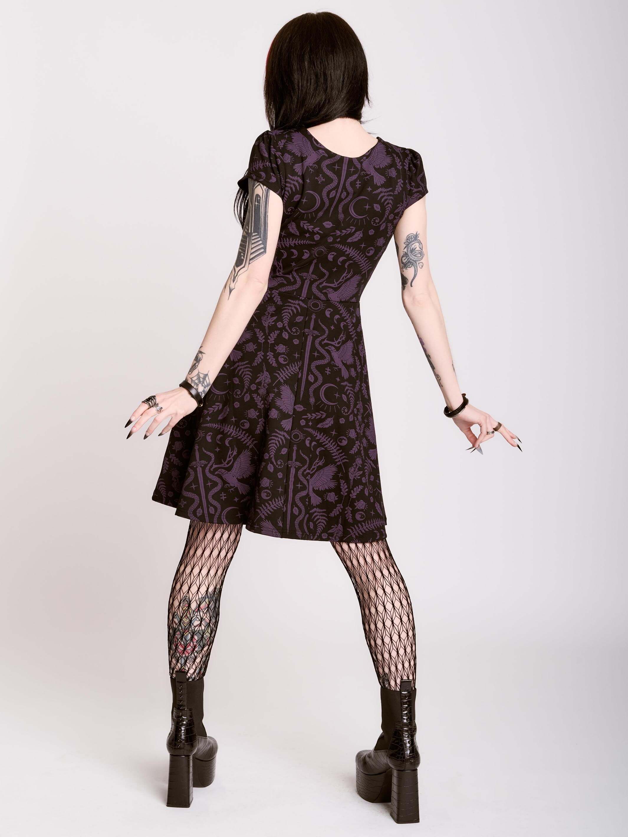 dark ages ponte dress