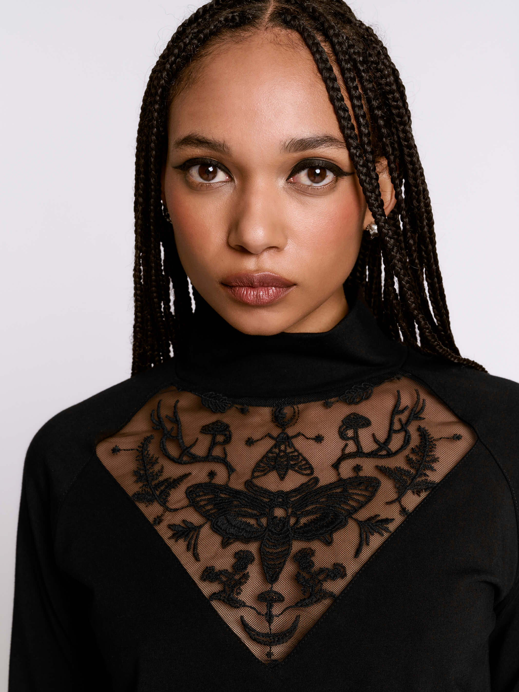 Forest Witch Embroidered Top