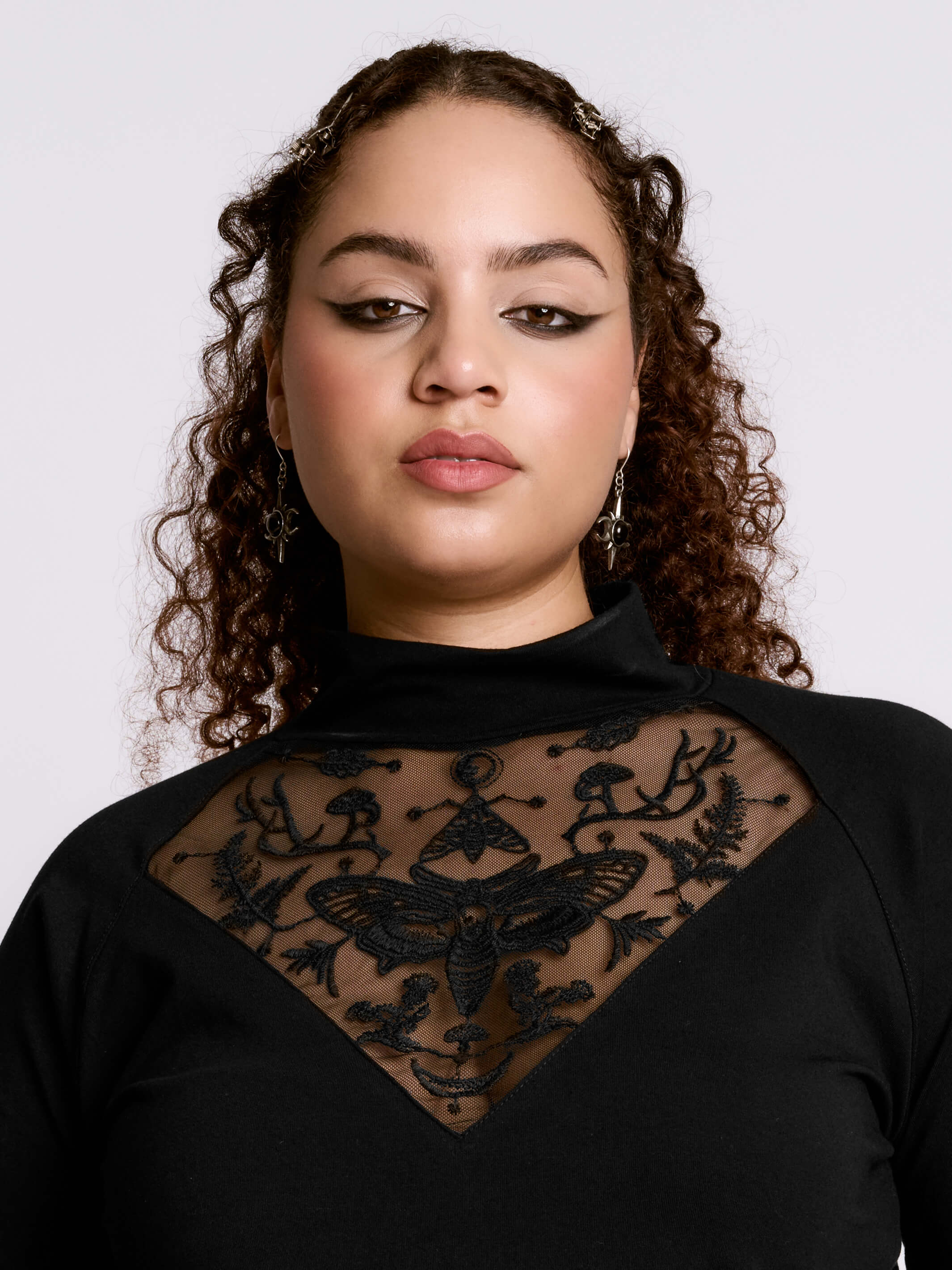 Forest Witch Embroidered Top