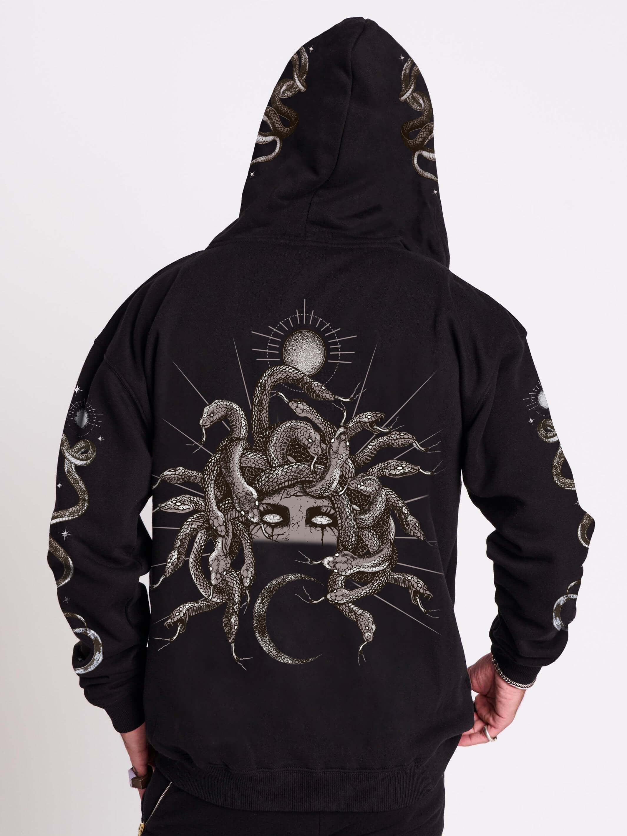 Medusa Zip Up Hoodie