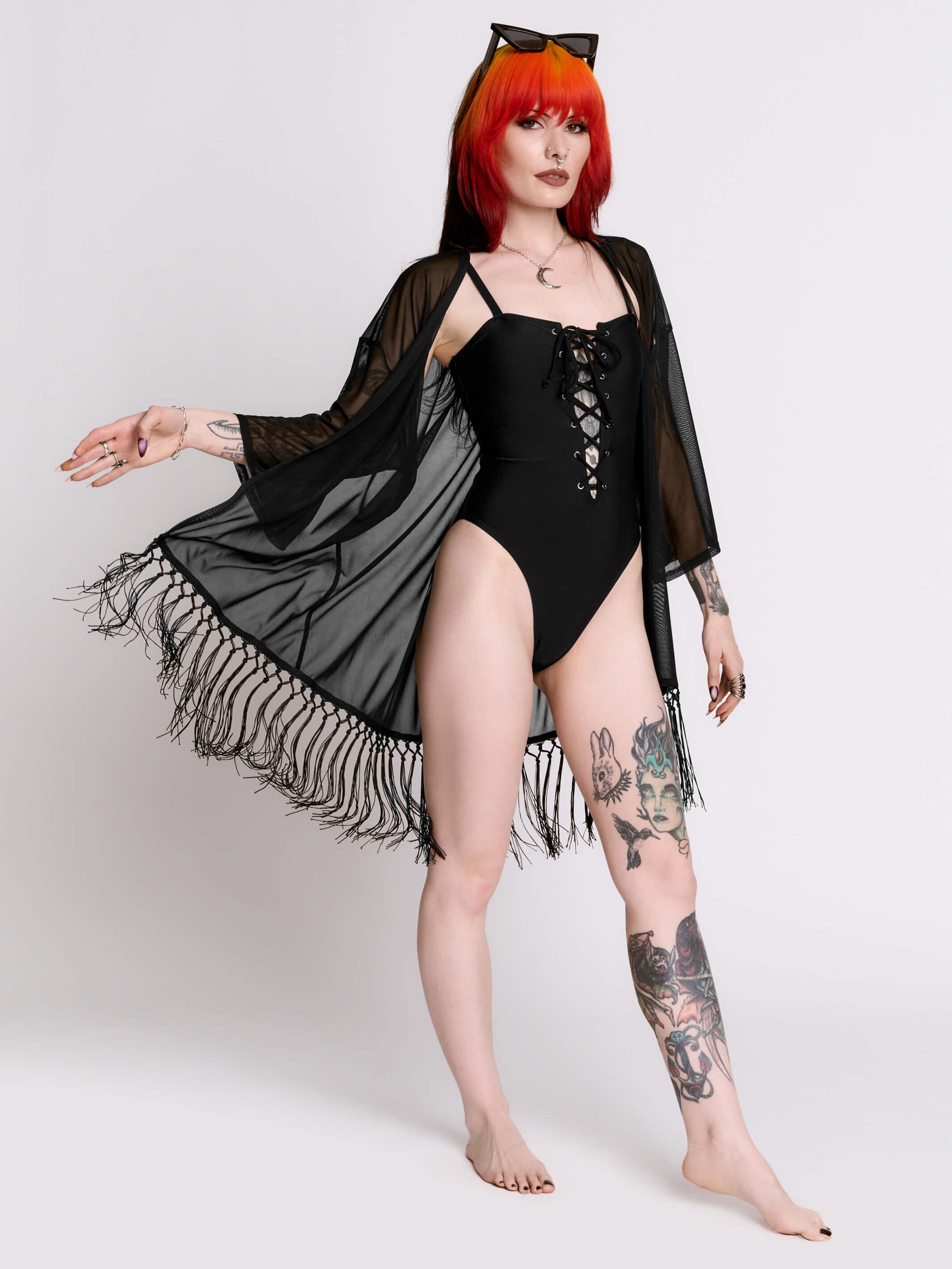 Mesh Kimono