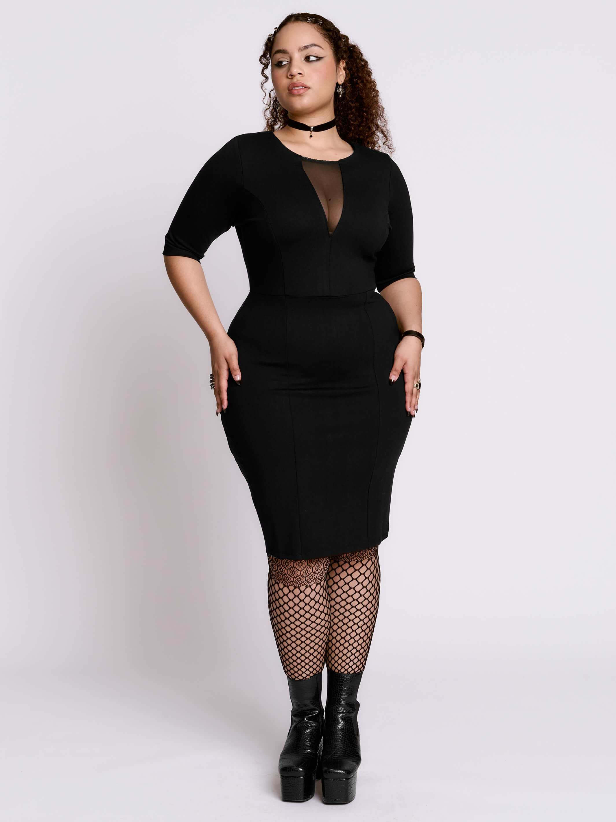 Ponte Wiggle Dress
