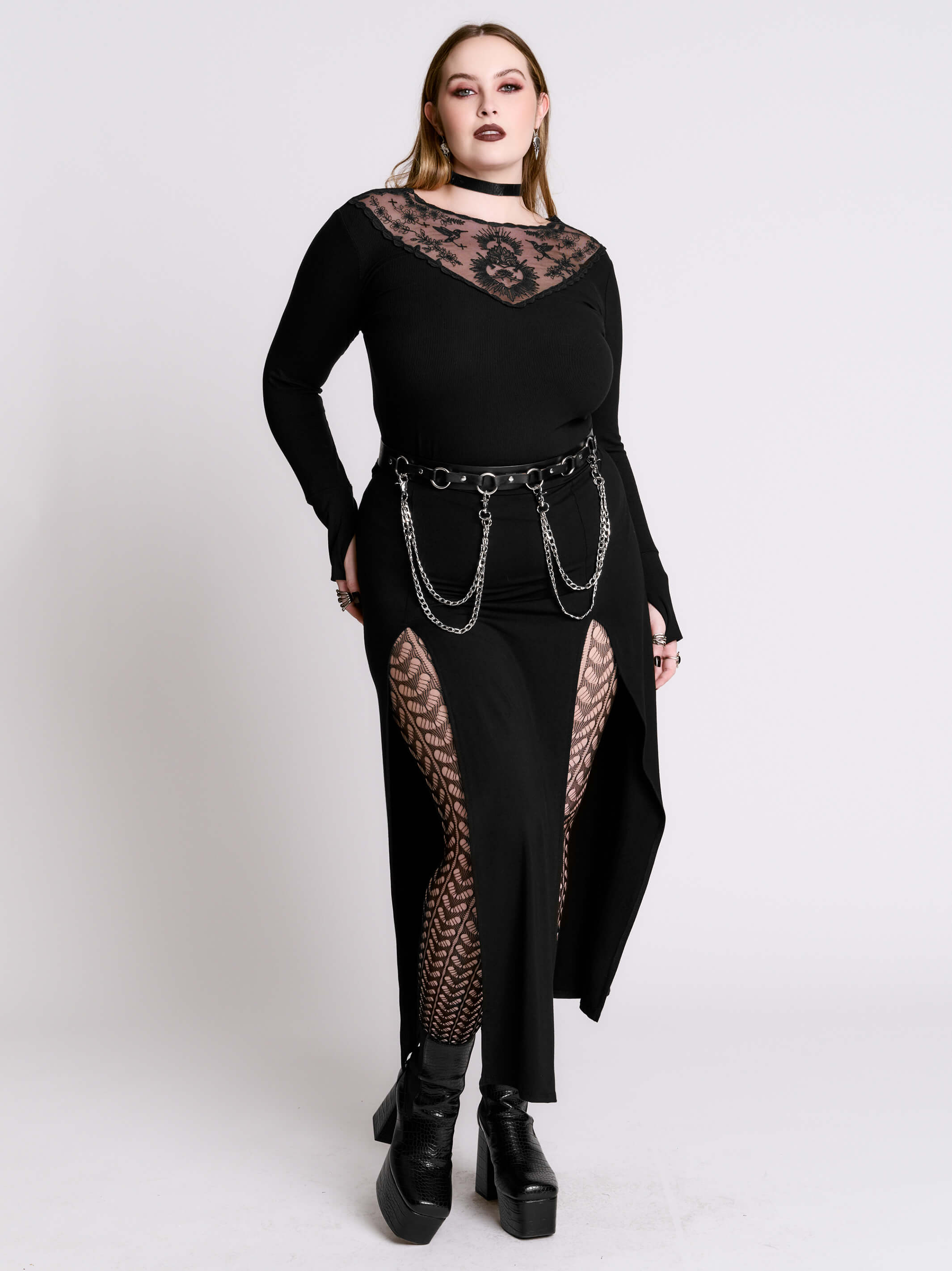 SACRED HEART RIB TOP