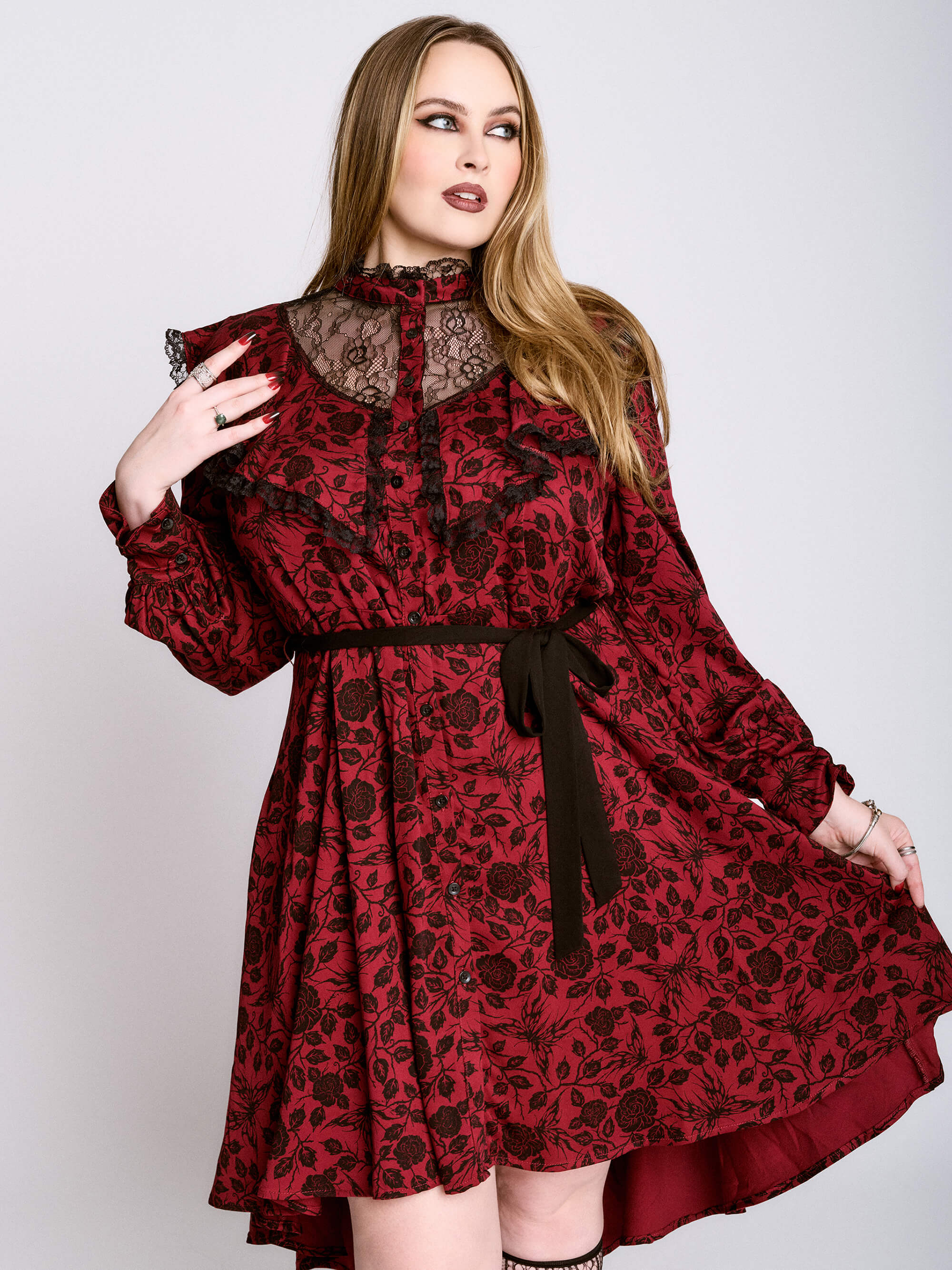 SIGIL ROSE VICTORIAN DRESS
