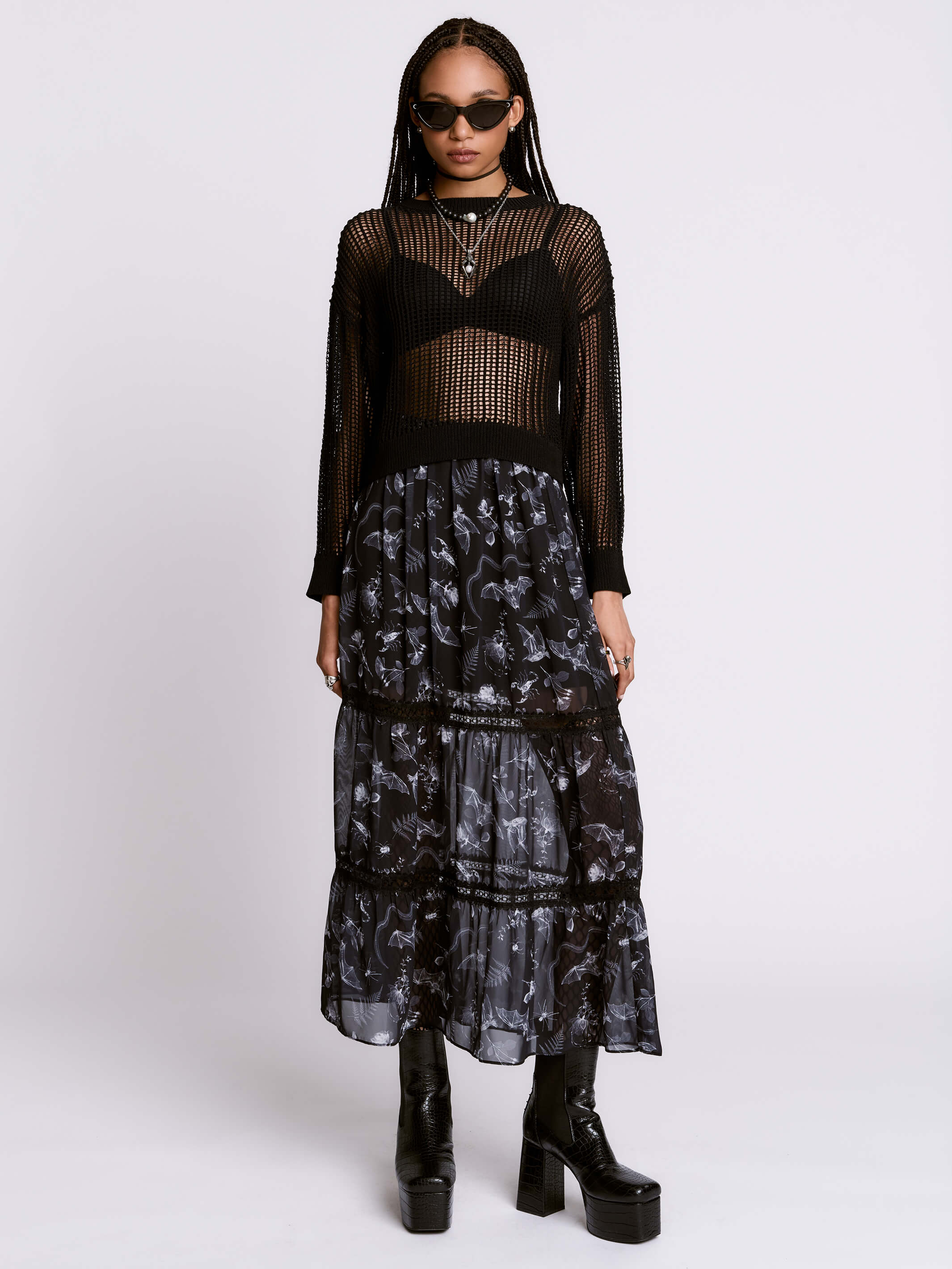 Xray Peasant Skirt