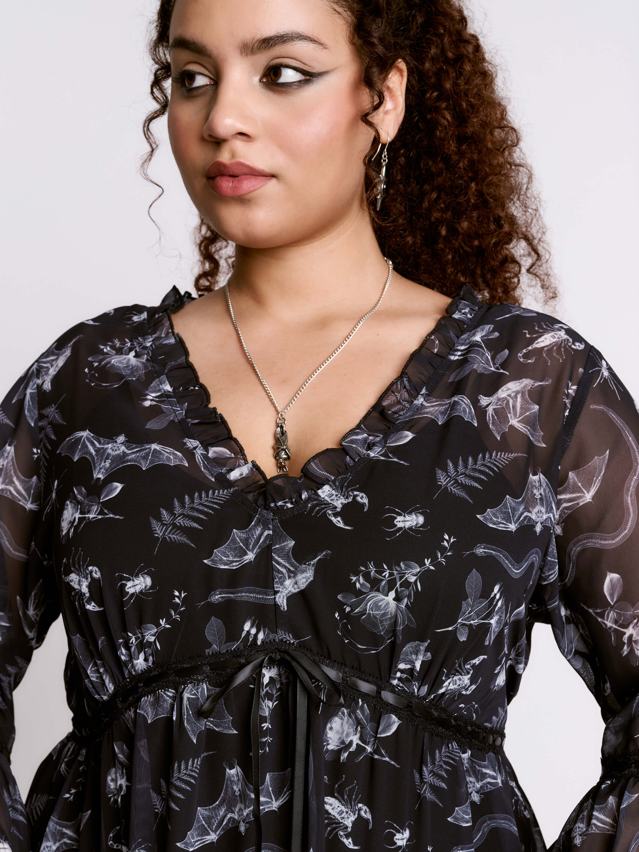 Xray Peasant Dress