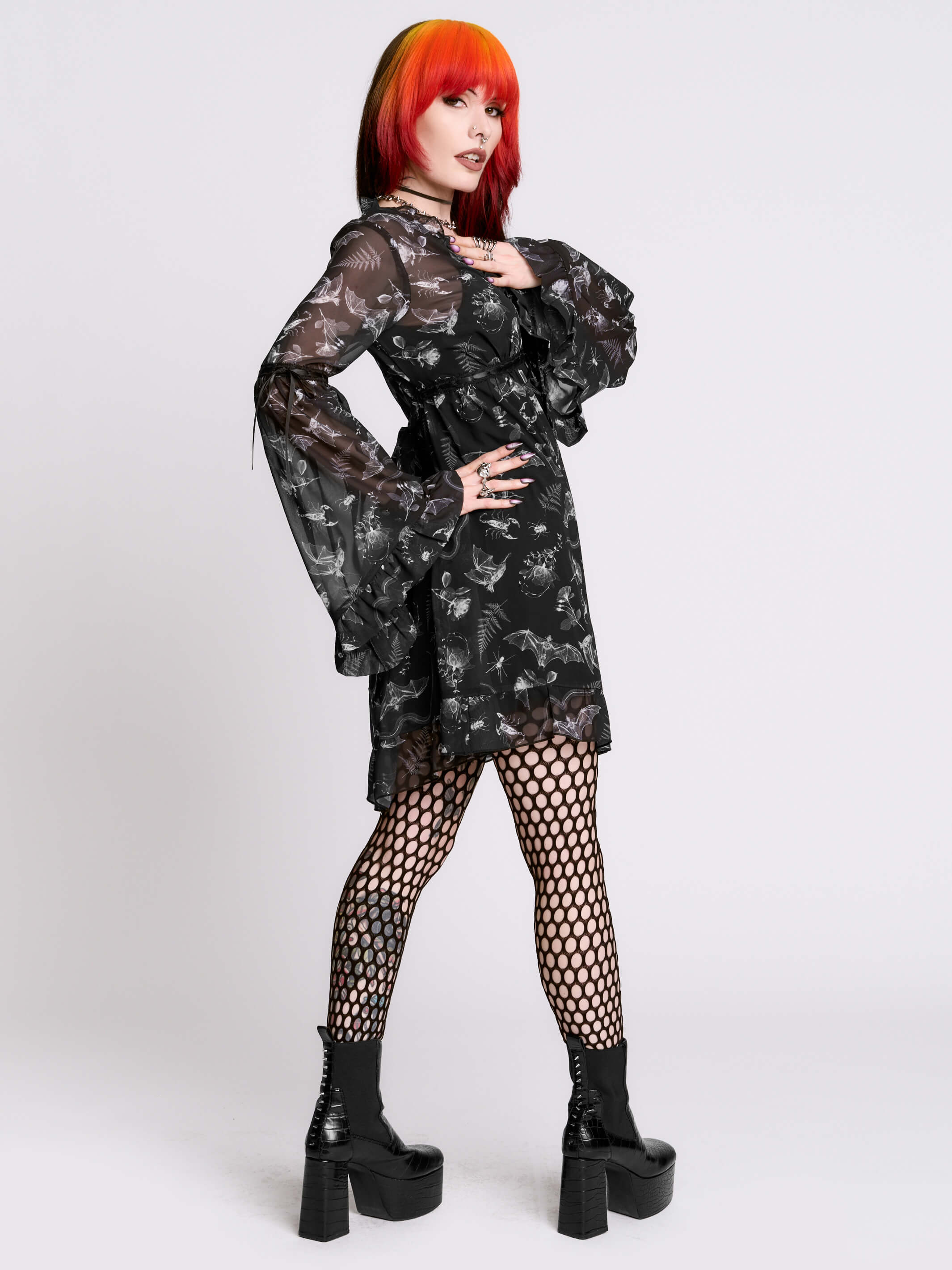 Xray Peasant Dress