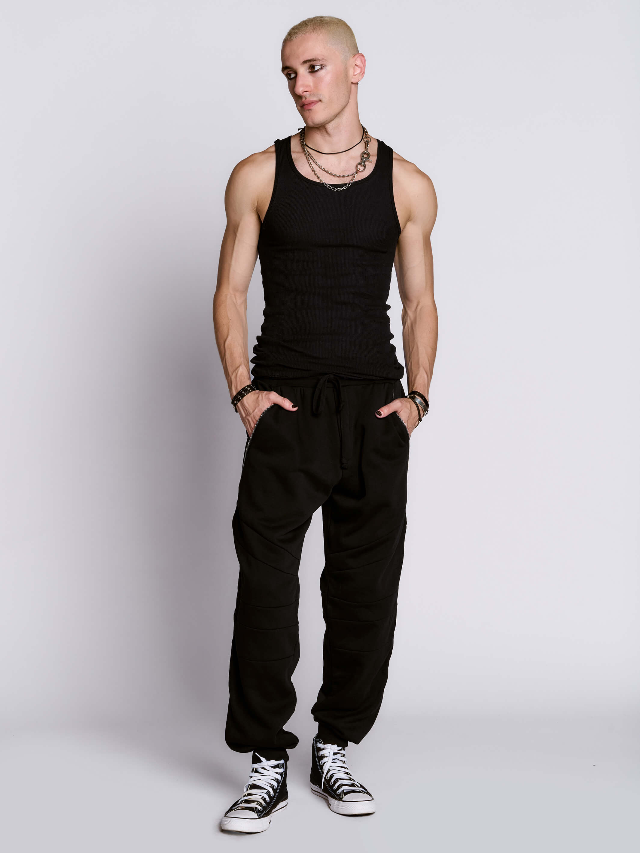 zipper jogger