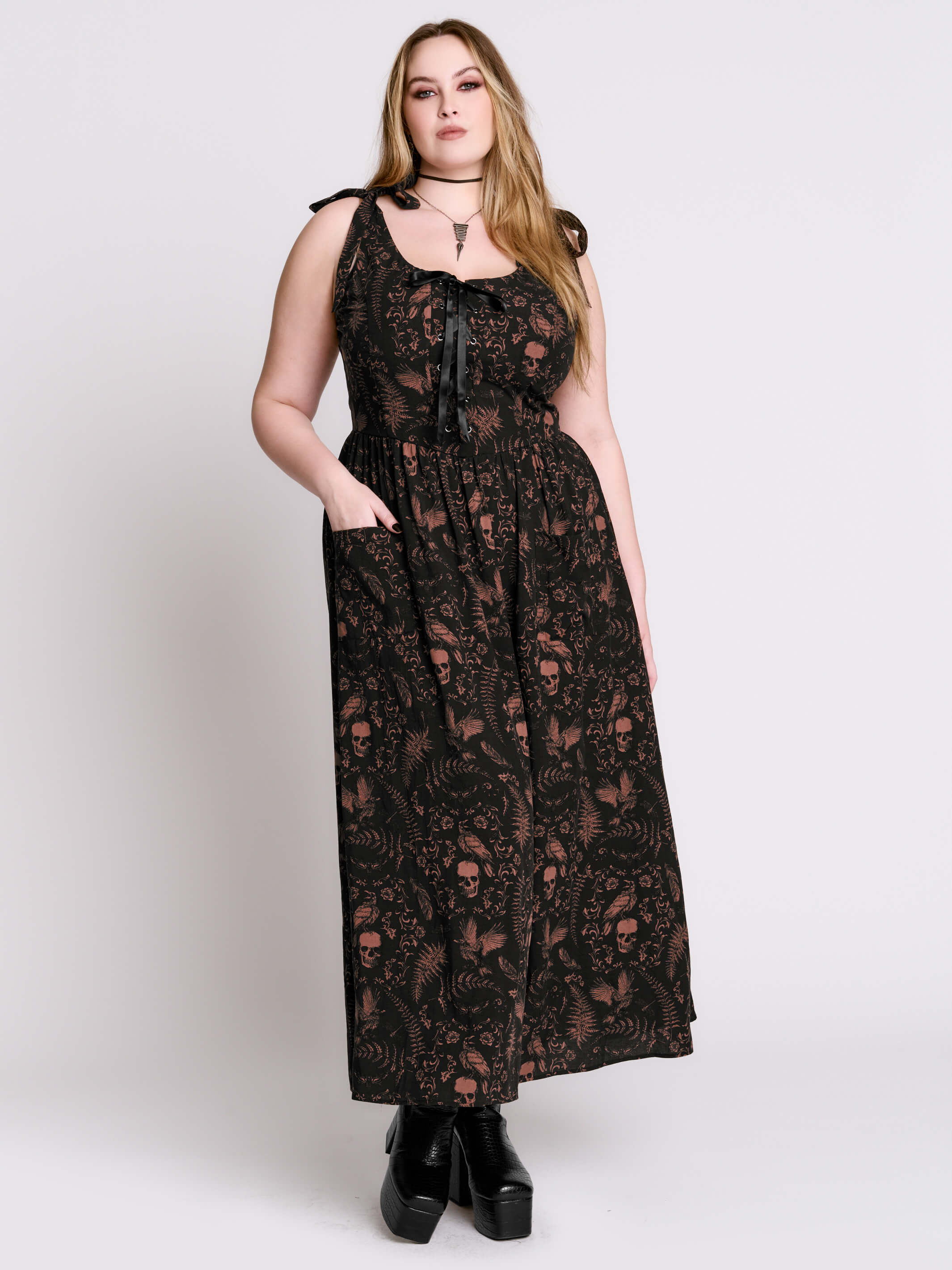 ANTIQUE SKULL SUN DRESS