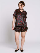 BAT'S ROOST SATIN PJ SET