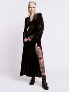 Black Lodge velvet dress