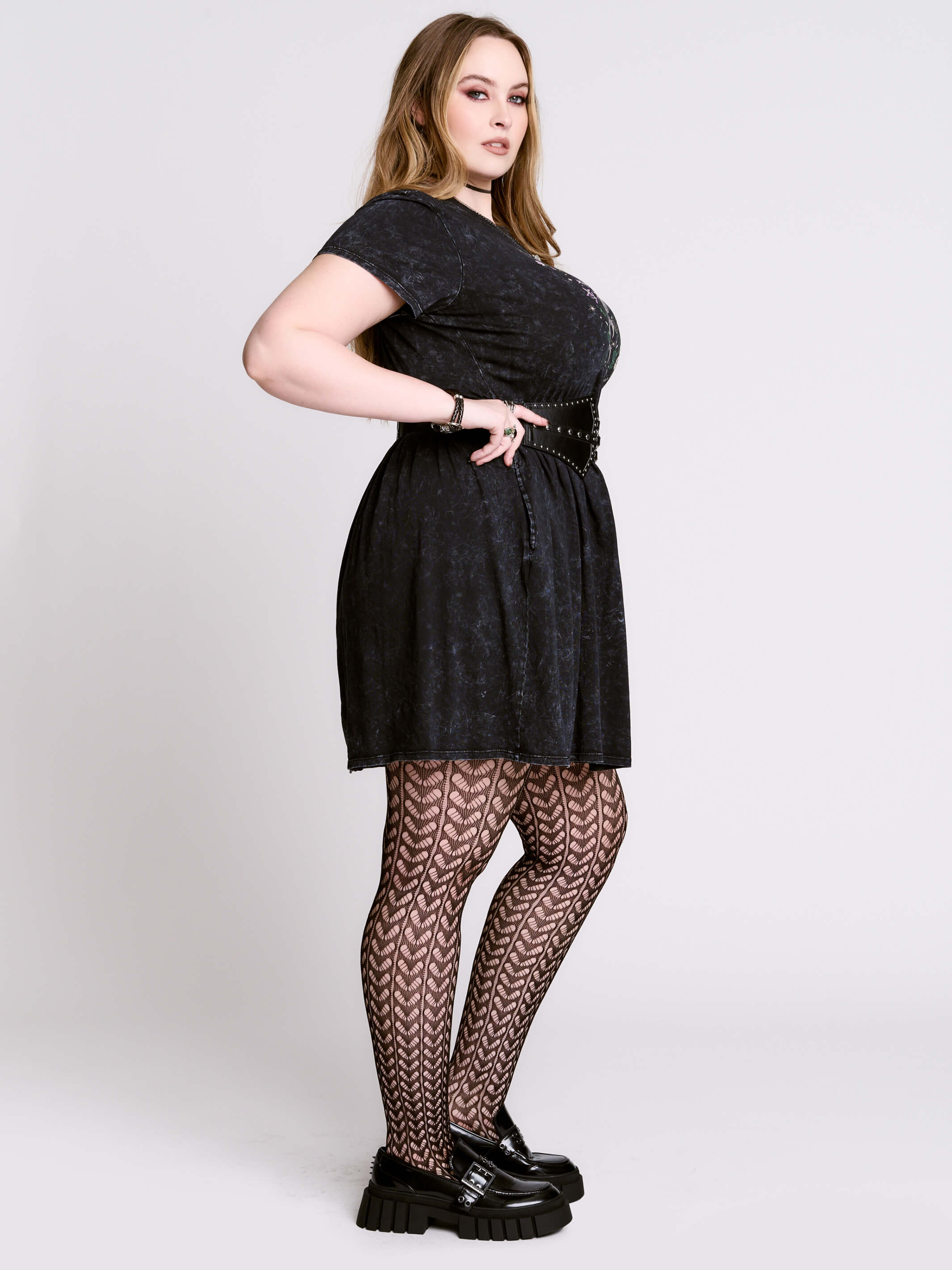 MOON GARDEN BABY DOLL DRESS