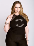 UNDEAD FISHNET HALTER