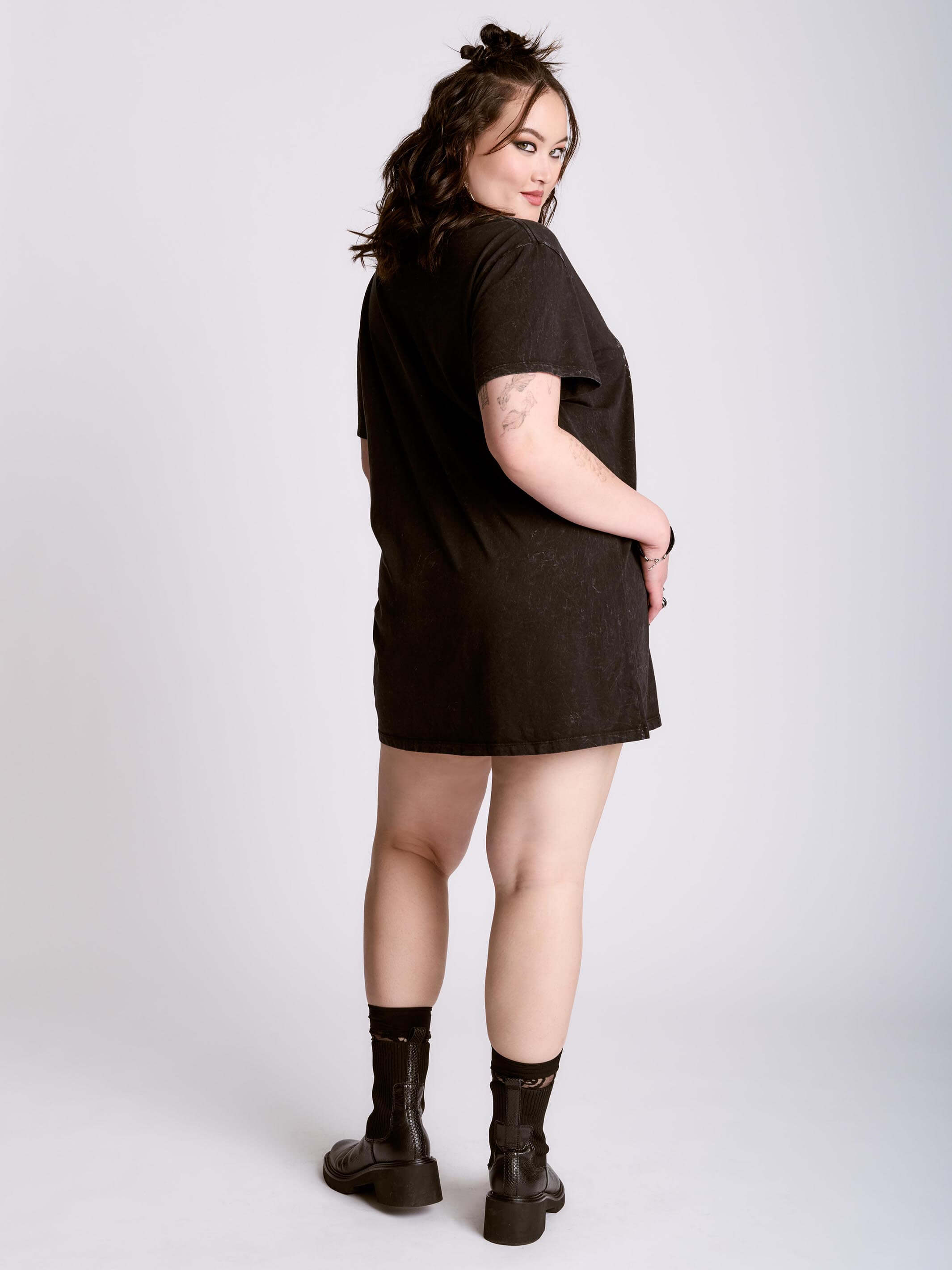 Nocturnal Garden T-shirt Dress