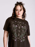 Nocturnal Garden T-shirt Dress