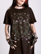 Nocturnal Garden T-shirt Dress