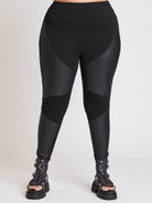 Pleather Moto Legging