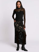Scorned Bats Midi Skirt