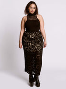 SCORNED BATS MIDI SKIRT