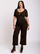 Studded Wide Leg Jeans