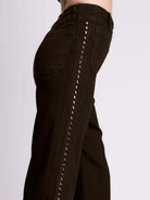 PYRAMID STUDDED DENIM PANTS