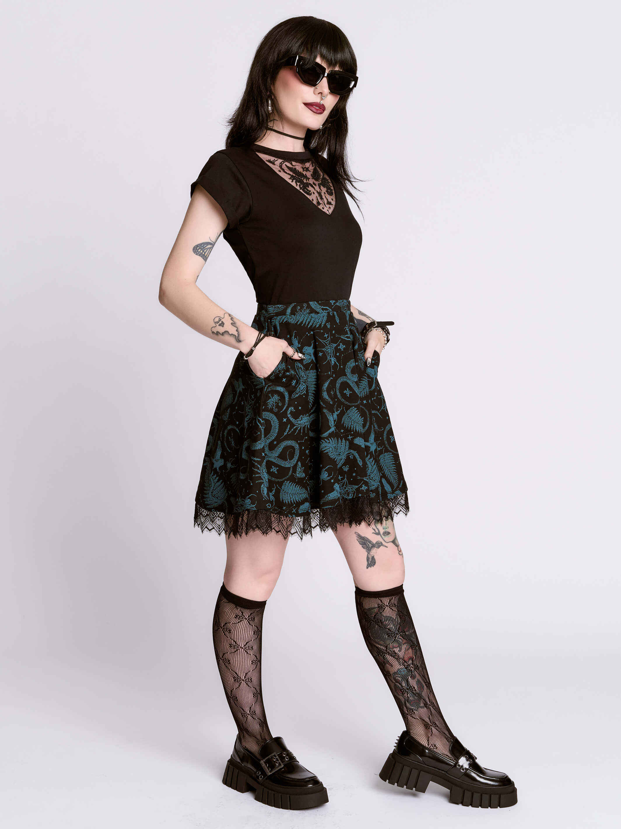 SWAMP LIFE SKATER SKIRT