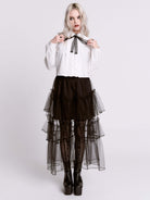 TULLE RUFFLE SKIRT