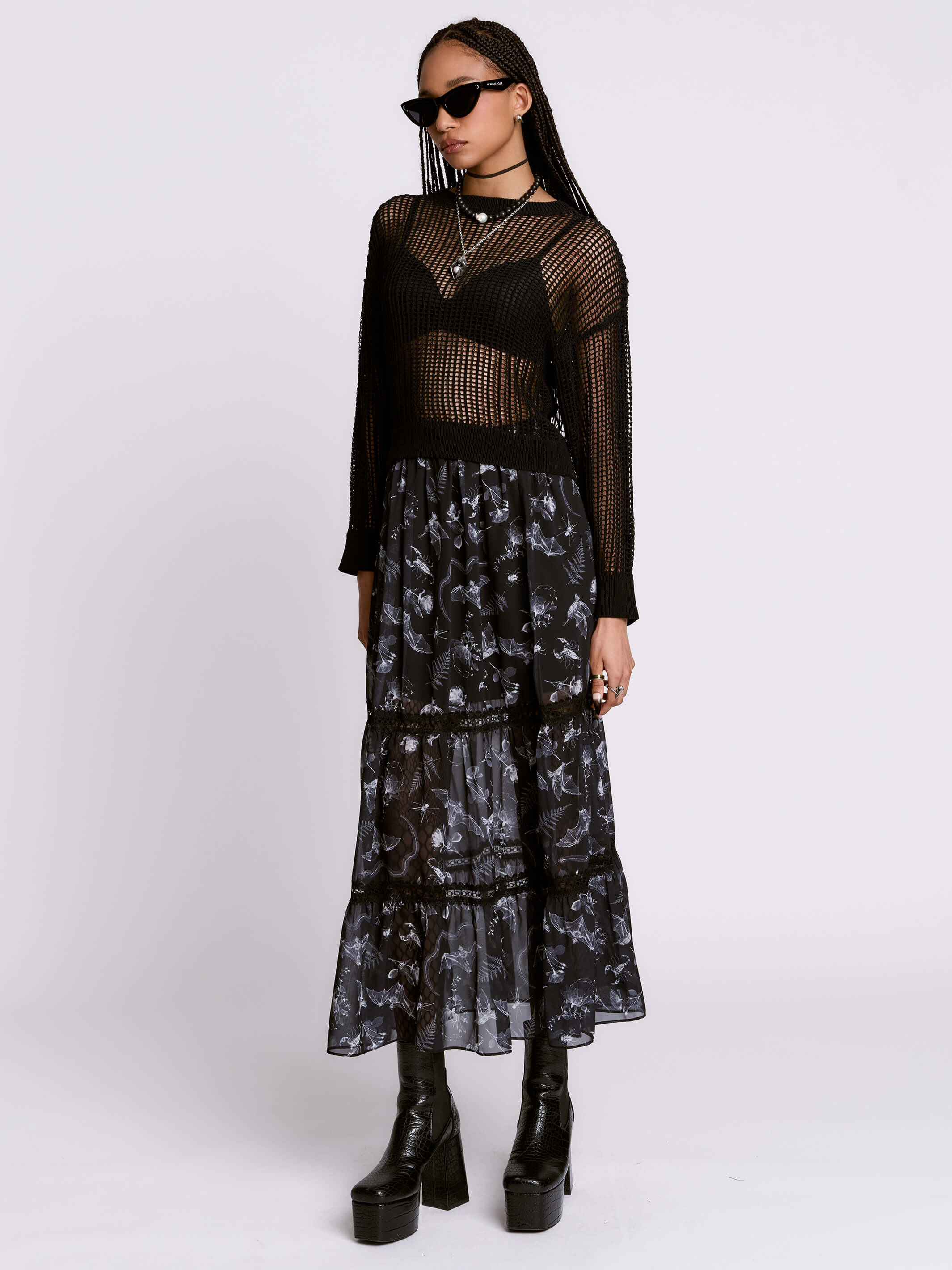 Xray Peasant Skirt