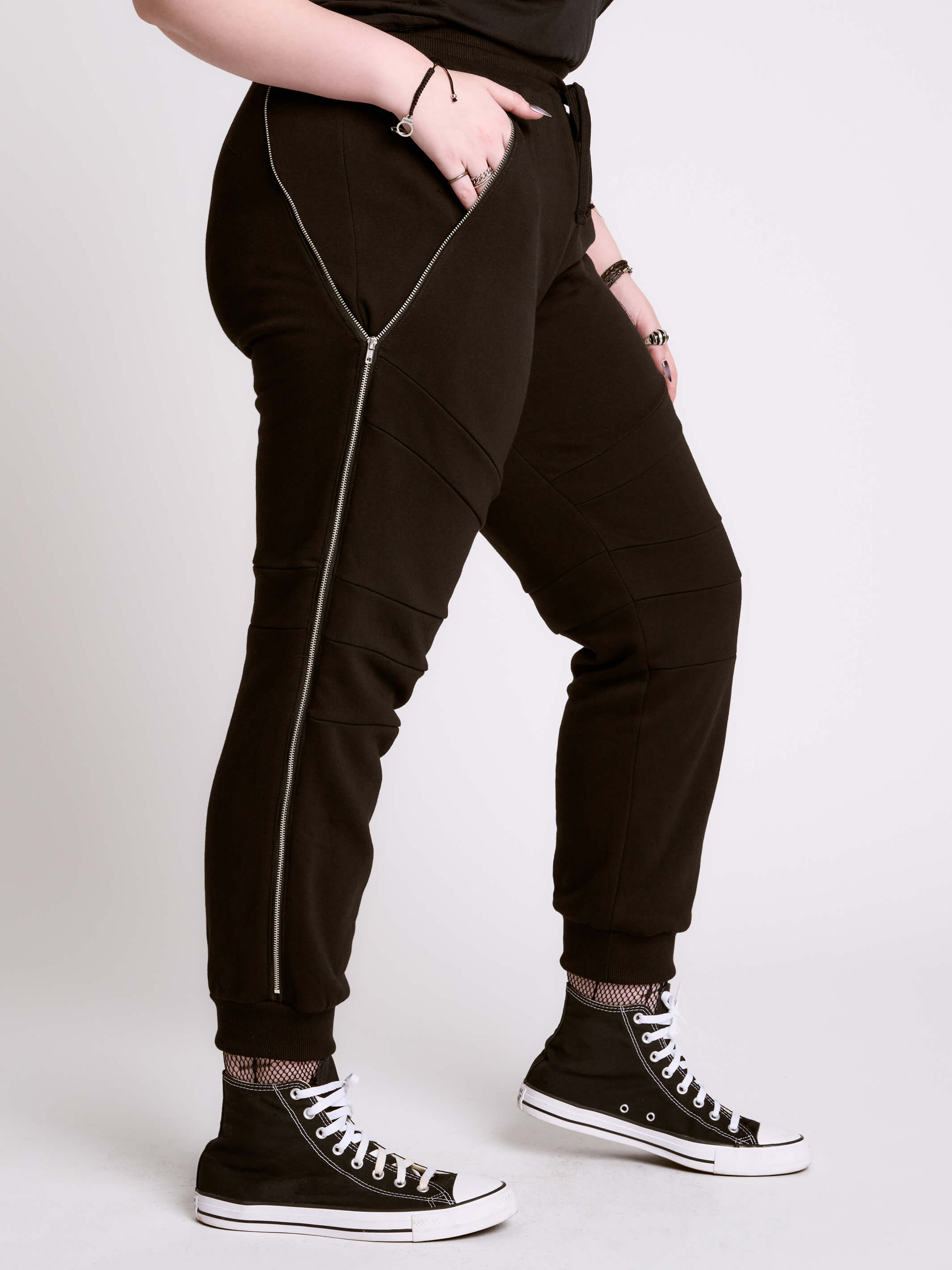 Zipper Joggers