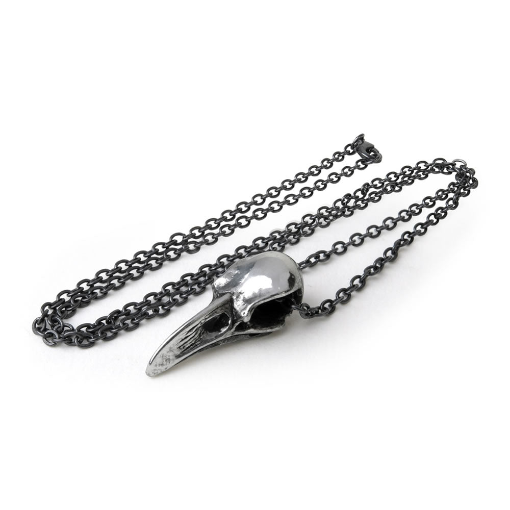 Little Raven Skull Necklace